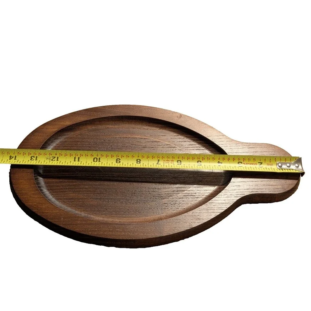Vintage Wilton Armetale Sizzle Platters/Fajitas Grill 2 Sets With Wood Trivets